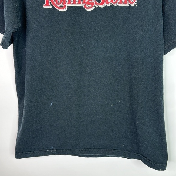 Vintage Anvil Rolling Stones Black TShirt Size Medium - Picture 3 of 8
